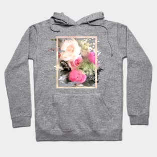 Pink Rose Bouquet Hoodie